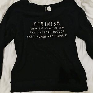 feminist sweater